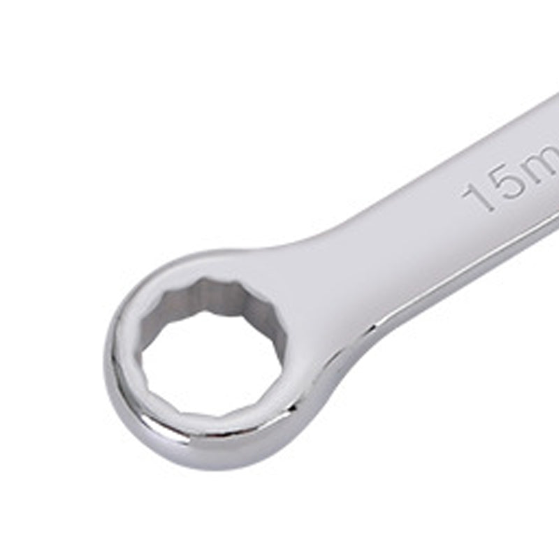 Mirror-opening, plum blossom-shaped multi-purpose wrench set ¨C two-headed manual wrenches in a complete kit