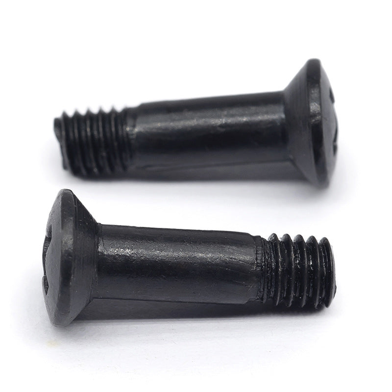 Cross-recessed countersunk screws with five-color zinc plating; round-headed, flat-head screws for furniture