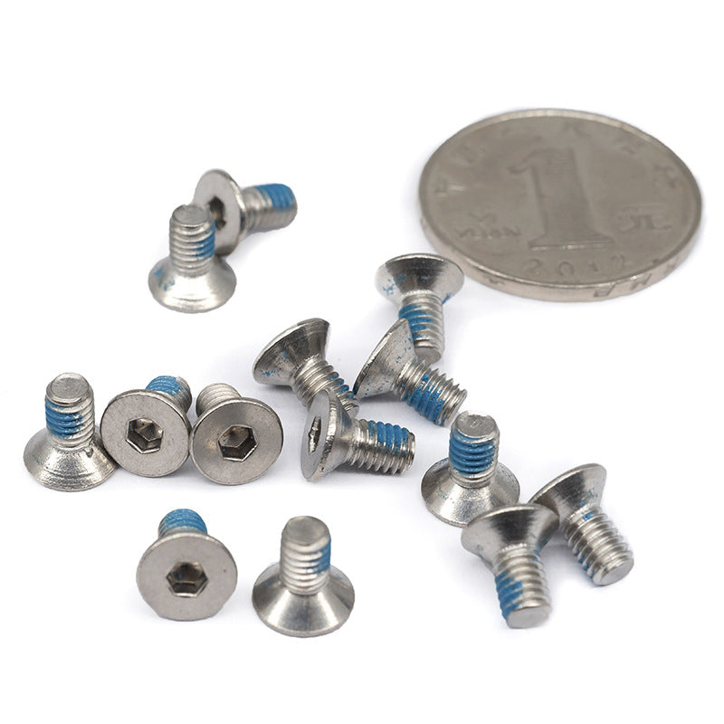 Hex socket head cap screws. Stainless steel anti-loosening adhesive applicator for electronic screws. Haimen fasteners