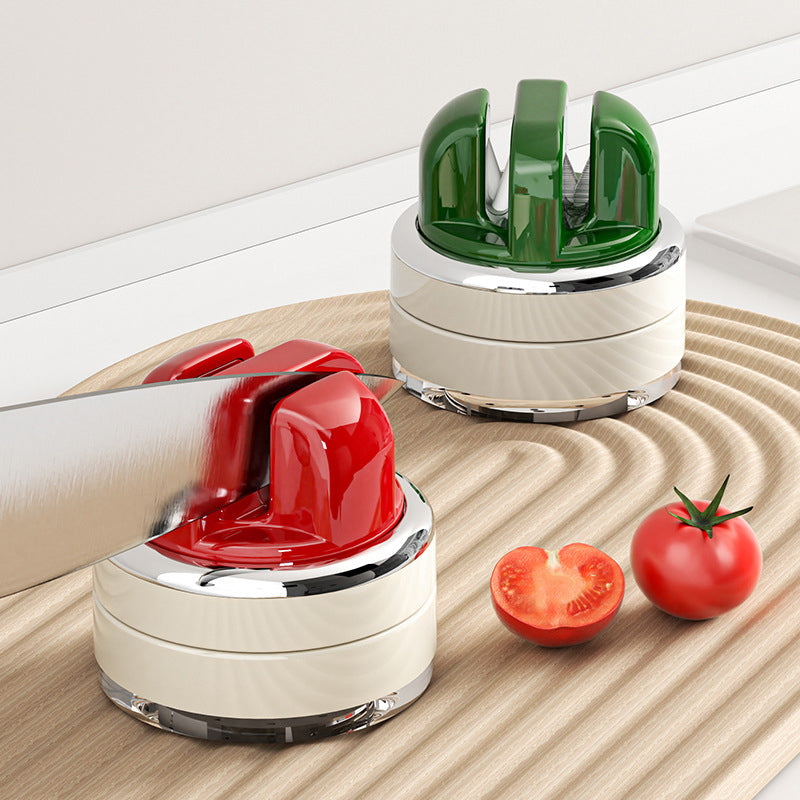 Wall-mounted kitchen knife and scissors professional sharpening tool, whetstone, sharpener