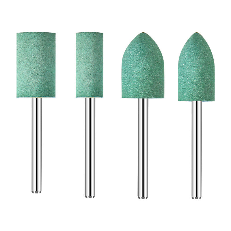 Rubber grinding head, elastic rubber grinding head, 3mm shank metal polishing and rust removal grinding head, abrasive wheel, electric grinding head