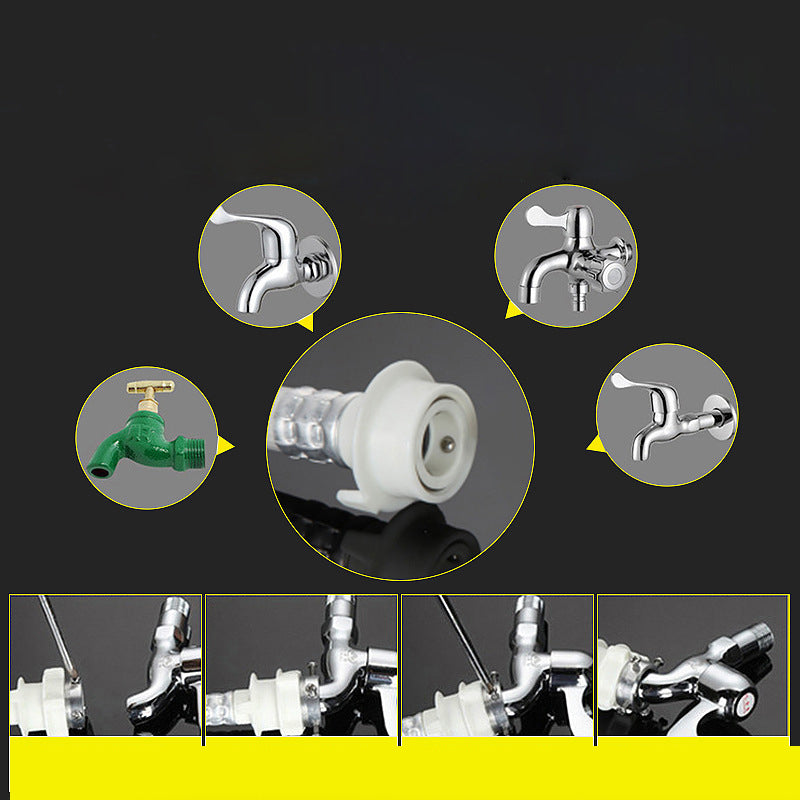 Universal washing machine water inlet hose, water filling hose, water supply hose extension hose connector accessories
