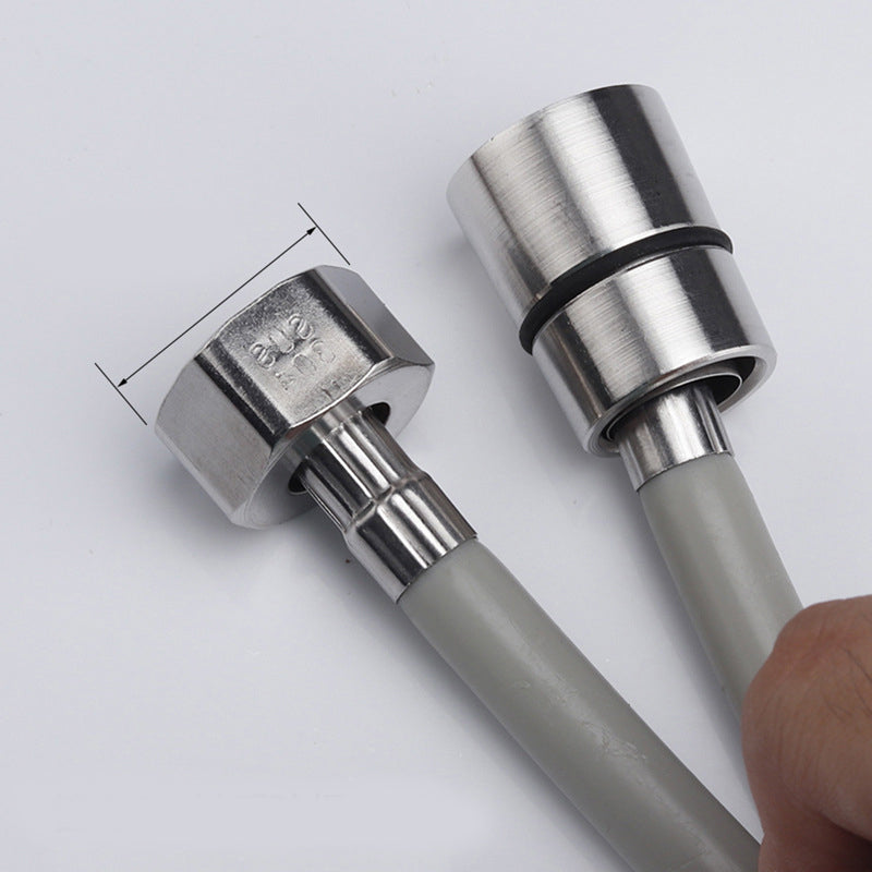 bidet spray gun, telephone line, telescopic hose, water pipe, leak-proof shower head, high-flow PU gray explosion-proof pipe