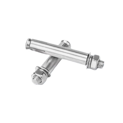 Stainless steel expansion bolts that explode upon tensioning ¨C used for external expansion of foundation bolts and expansion pipes