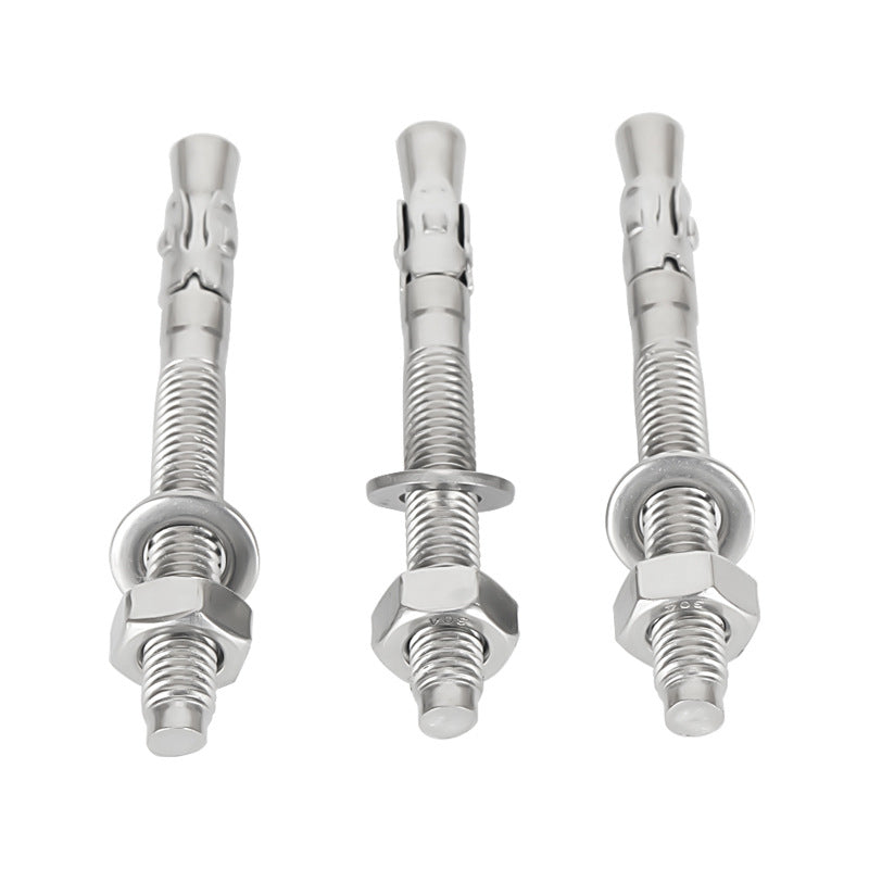 Stainless-steel expansion screws that burst expansion climbing nails; elevator railings and curtain wall expansion bolts