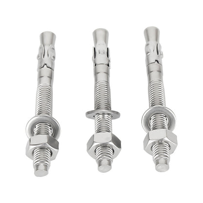 Stainless-steel expansion screws that burst expansion climbing nails; elevator railings and curtain wall expansion bolts