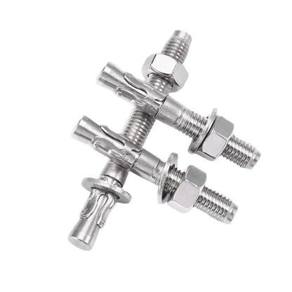 Stainless steel 316 anchor bolts and expansion screws caused the elevator expansion vehicle to burst ¨C repairs required