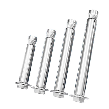 Stainless-steel built-in expansion screws: hexagonal on the outside, expansion-type bolts on the inside ¨C prone to internal explosion