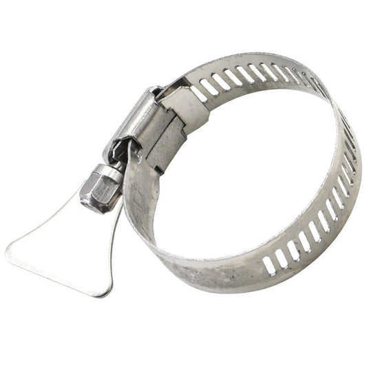 304 Stainless Steel Handle Hose Clamp, Pipe Fixing Clip, Buckle, Ring, and Tightening Device