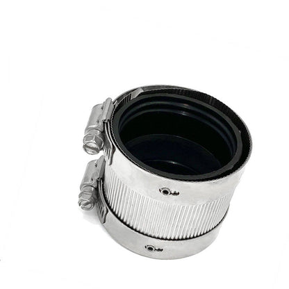 Clamp rings, hoop fixtures, building clamps, tube restraining clips for securing drainage pipes