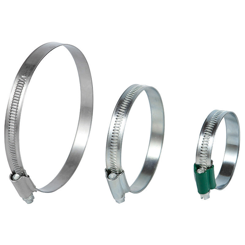 Iron-galvanized British green-blue head clamp European-type throat clamp