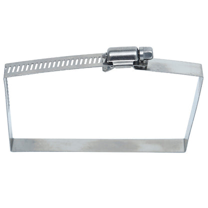 Stainless steel clamp, square American-style hose clamp; stainless steel industrial cable square tube holder