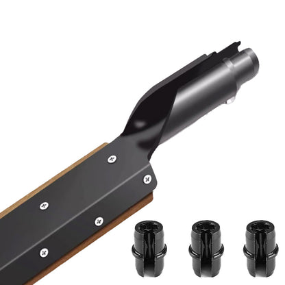 Ceiling sleeve installation: suspension wires, rods, and wrenches