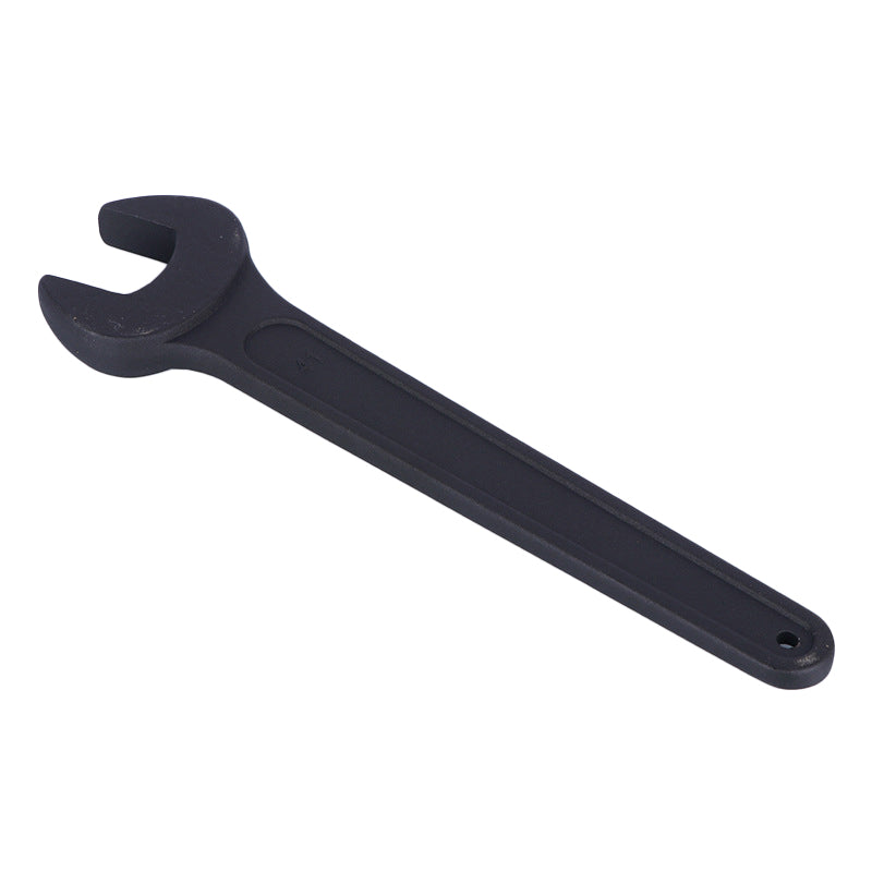 Open-end wrench, black heavy-duty striking wrench, forked punch press force-enhancing wrench