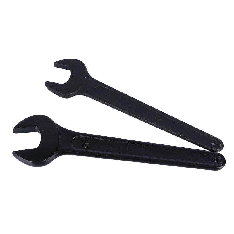 Open-end wrench, black heavy-duty striking wrench, forked punch press force-enhancing wrench
