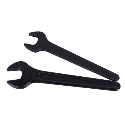 Open-end wrench, black heavy-duty striking wrench, forked punch press force-enhancing wrench