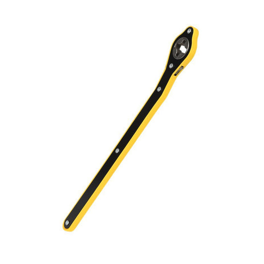 Jack for easy tire replacement, quick wrench