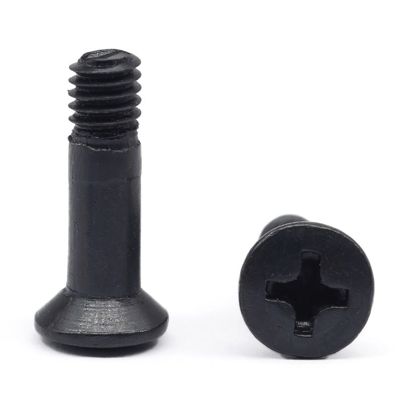 Cross-recessed countersunk screws with five-color zinc plating; round-headed, flat-head screws for furniture
