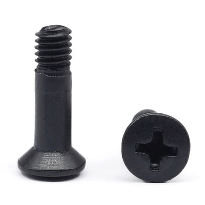 Cross-recessed countersunk screws with five-color zinc plating; round-headed, flat-head screws for furniture