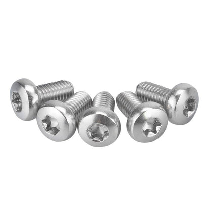 Plum blossom-shaped anti-theft screw head; stainless steel screw with tamper-proof groove mechanism