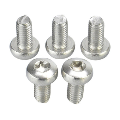Plum blossom-shaped anti-theft screw head; stainless steel screw with tamper-proof groove mechanism