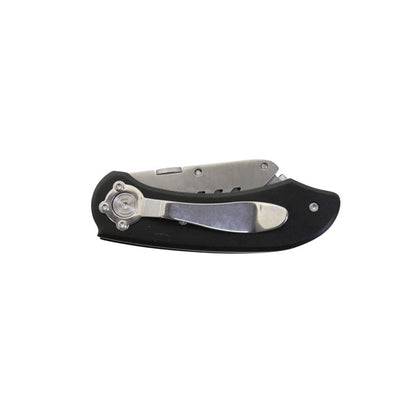 The metal art knife blade is foldable for easy blade replacement