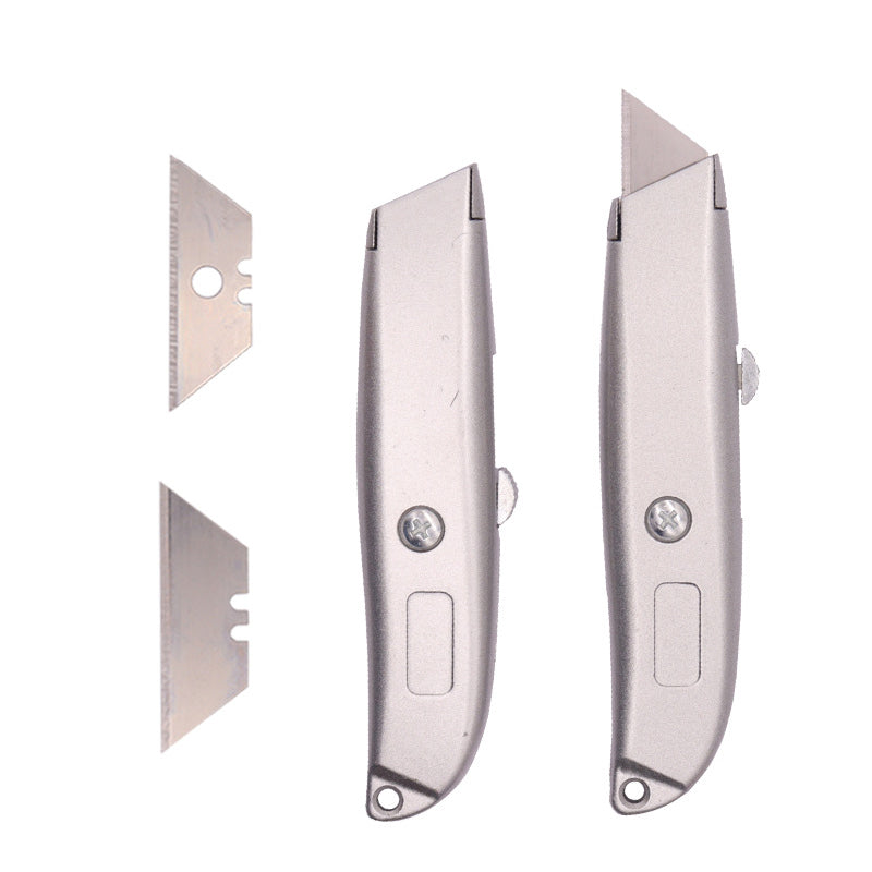 Trapezoidal electrician paper-cutting sharp-edged knife, carpet wallpaper knife holder, practical art knife