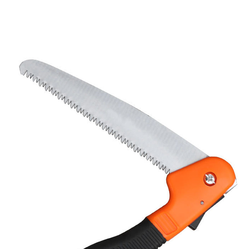 Folding saw for cutting trees and wood, quick-to-fold manual saw for carpenters