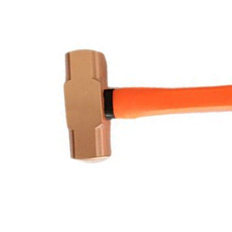 Copper hammer with rubber or plastic handle, brass octagonal hammer