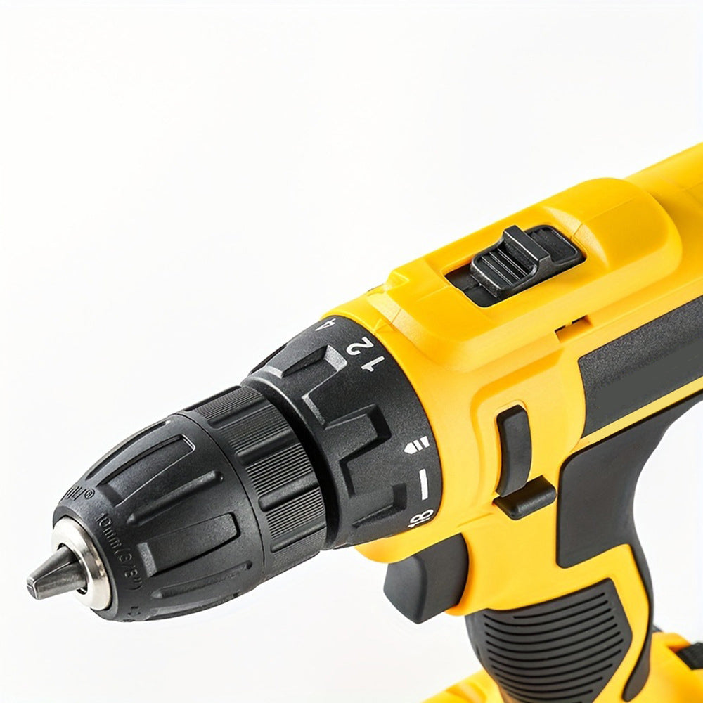 48Vf dual-speed lithium-ion electric drill, hand drill, cordless drill, electric screwdriver, impact drill, household use.