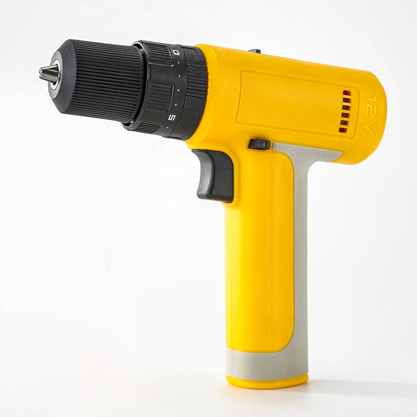 Intelligent household electric drill with torque adjustment; portable multi-functional repair tool