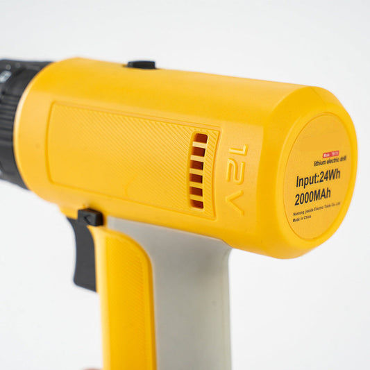 Intelligent household electric drill with torque adjustment; portable multi-functional repair tool