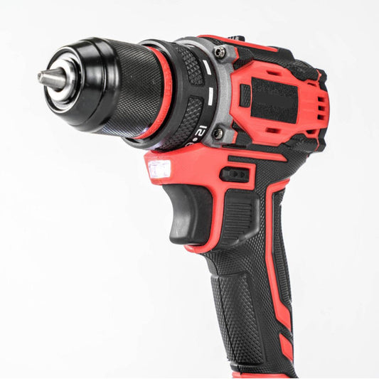 Electric drill set with two batteries and one charger, cross-border e-commerce, bulk discounts available, lithium battery electric drill tool set.