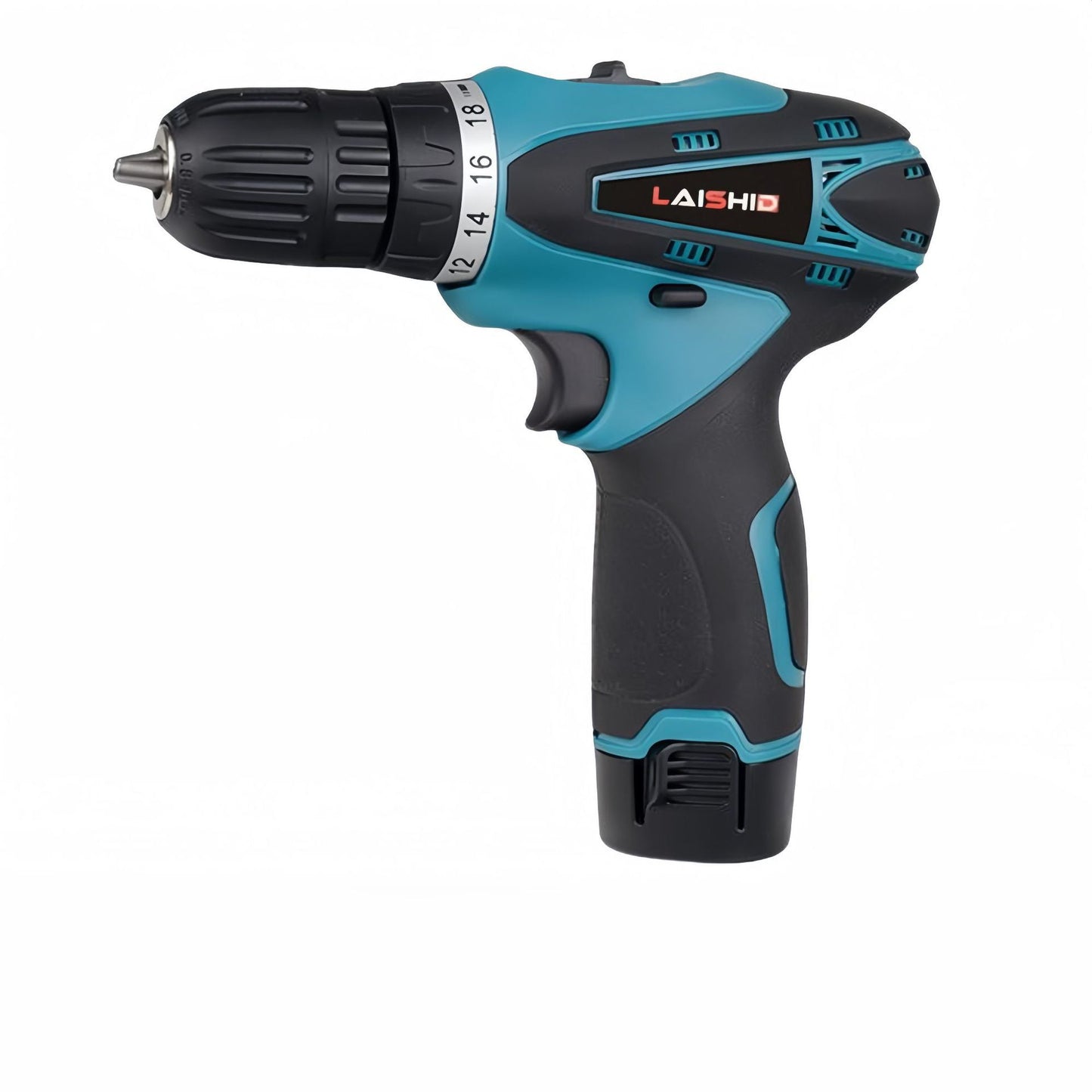 12V Blue Cordless Drill Lithium Battery Household Multi-functional Power Tool Set with Screwdriver and Flashlight