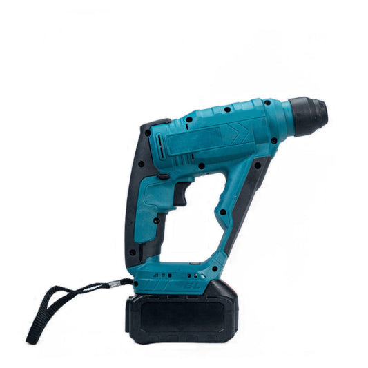 Lithium-ion brushless rechargeable lightweight hammer, household concrete mini set, multi-functional wireless pistol-style hammer drill, electric pickaxe