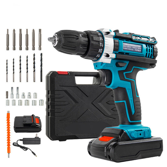 Wireless high-power lithium-ion hammer drill for wall drilling, hole drilling, expansion bolt installation, concrete and rock tools