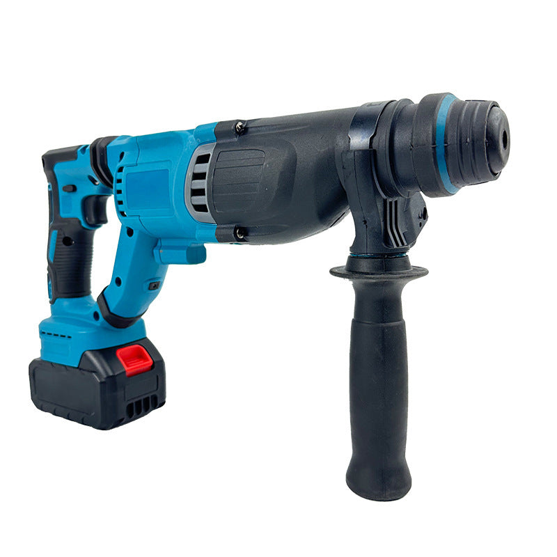 Lithium-ion battery, four-pit MT model, electric hammer, industrial concrete drilling power tool, rechargeable three-function electric pick.