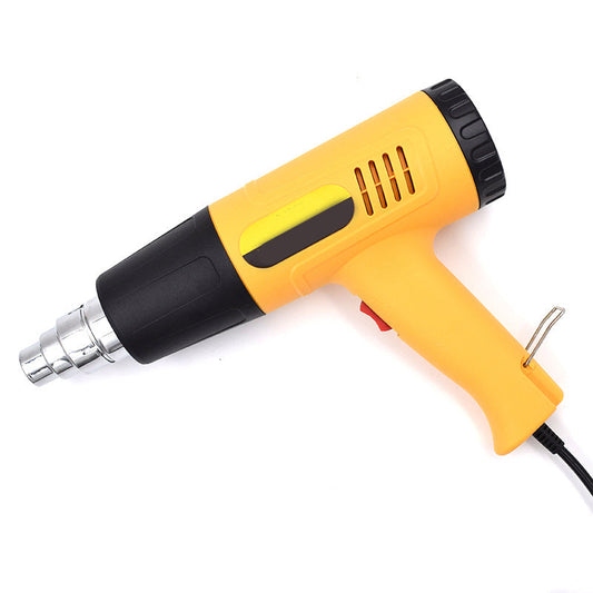 1800W Adjustable Temperature Hot Air Gun for Applying Film, Removing Adhesive, and Heat Shrink Film - High-Power Industrial Application