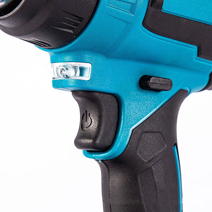 Handheld lithium-ion hot air gun with LED, portable multi-functional thermoplastic gun, multi-functional cordless hot air portable