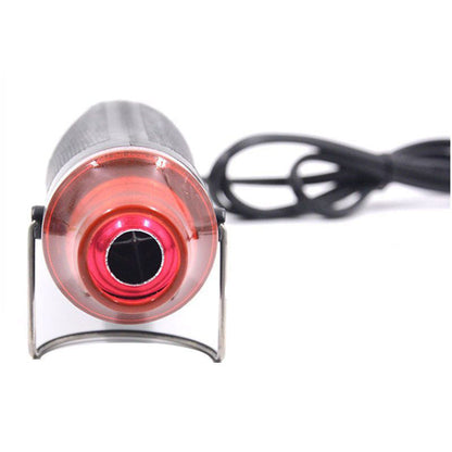 Heat shrink tubing, heat gun, small craft tool for heating polymer clay and heat shrinking tubing for shaping.