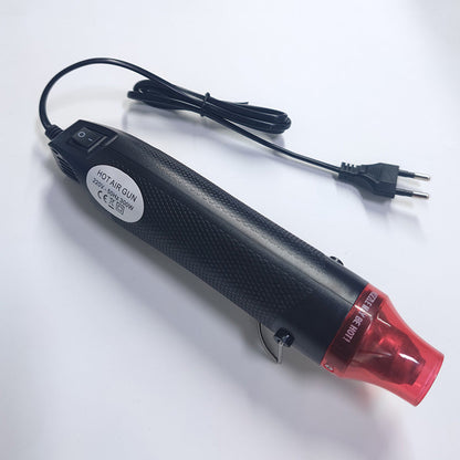 Hot air gun, small baking gun, adjustable speed and temperature for applying film, heat shrink tubing, mobile phone repair, and tile sealing; portable.