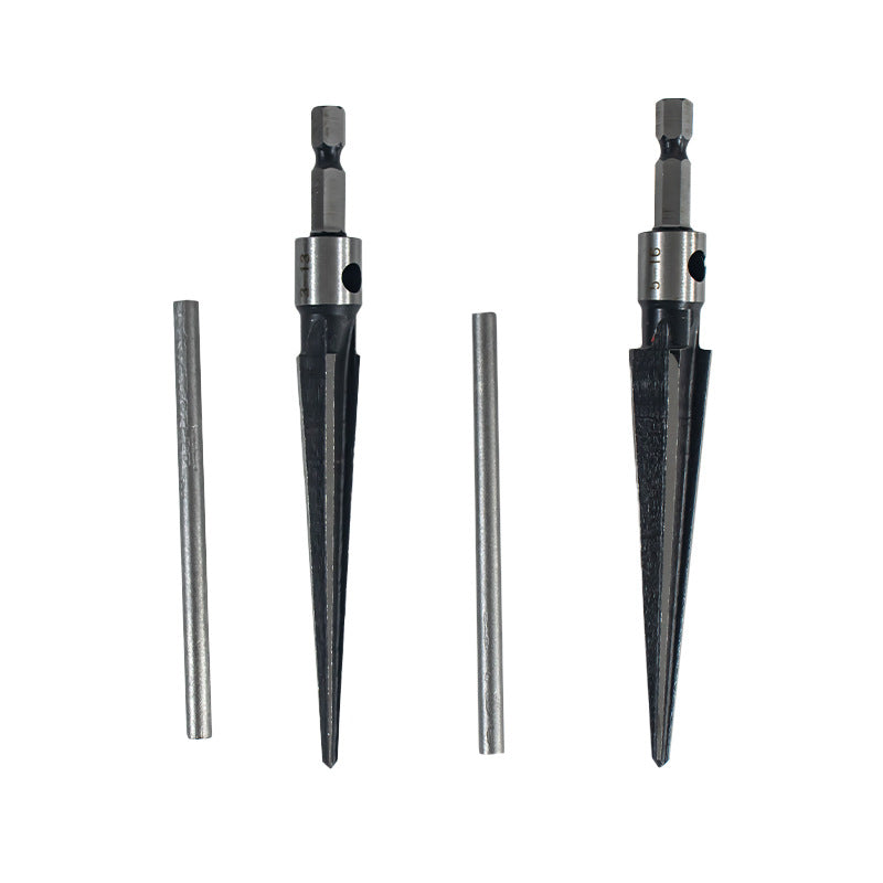 Tapered reamer, tapered hole expander, triangular cone drill bit, triangular pyramid reamer, high precision tungsten steel, HSS alloy steel