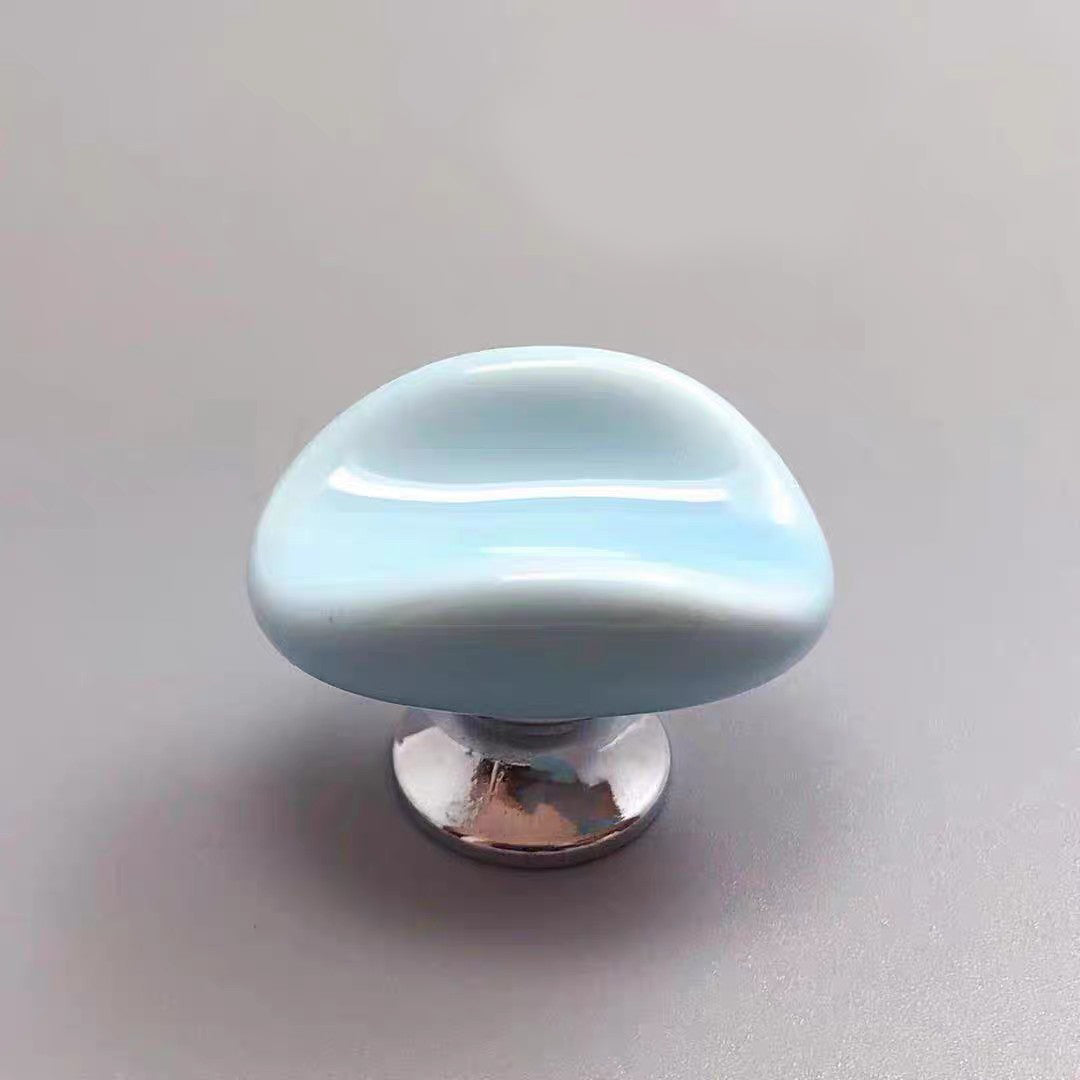Furniture cabinet doors and drawers ceramic hardware handles