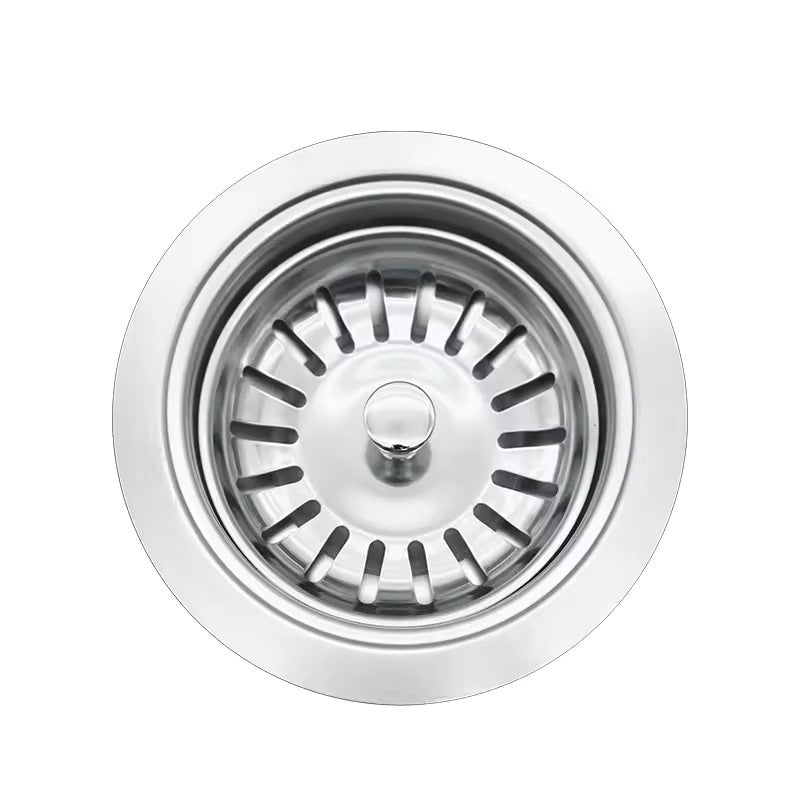 Double-layer stainless steel thickened steel head drain accessories