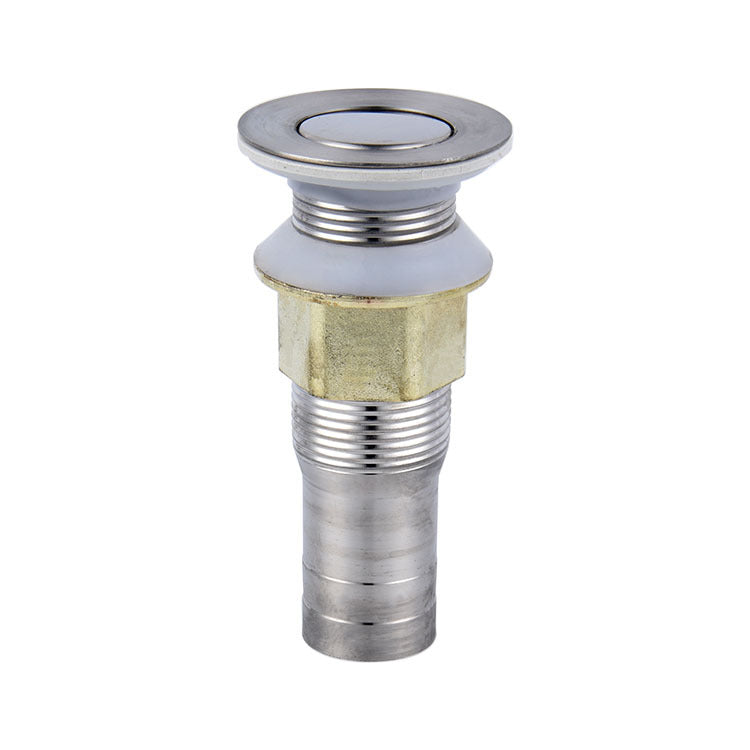 Stainless steel one-piece universal flap drain outlet, ceramic basin/washbasin drain pipe fittings