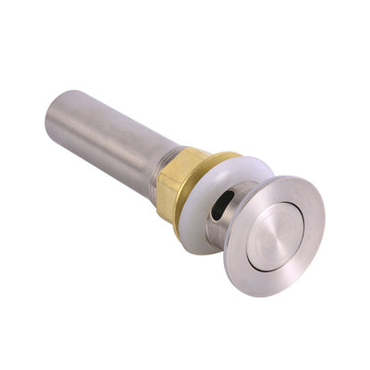 Stainless steel one-piece universal flap drain outlet, ceramic basin/washbasin drain pipe fittings
