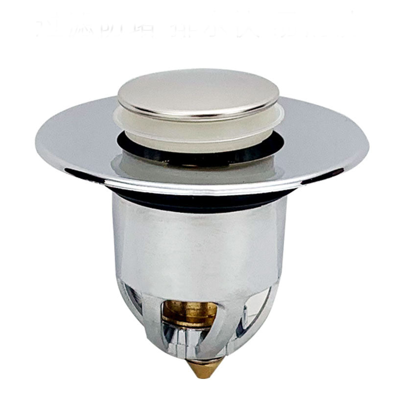 Explosion-proof stainless steel thickened flip-up drain basket; ceramic basin drain basket; thickened one-piece design for easy cleaning.