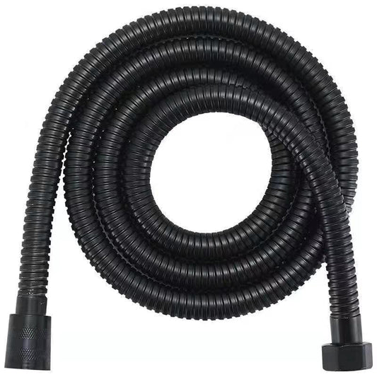 Bathroom water heater 1.5m black and white copper stainless steel explosion-proof hose shower head hose water pipe accessories