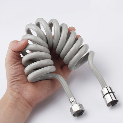 bidet spray gun, telephone line, telescopic hose, water pipe, leak-proof shower head, high-flow PU gray explosion-proof pipe