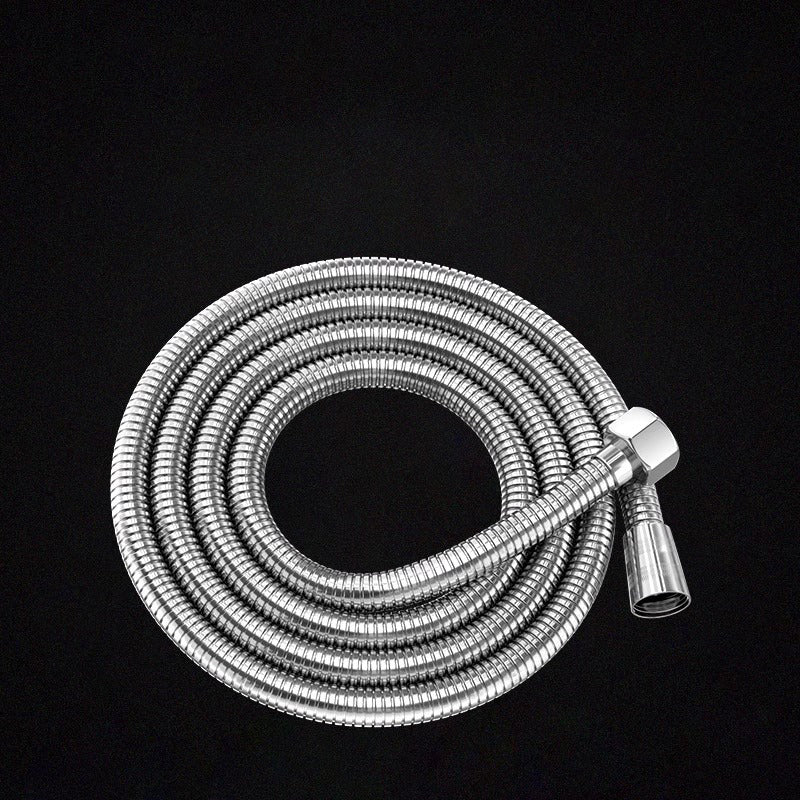 304 Stainless Steel Shower Hose, 4-Point Universal Explosion-Proof Water Heater Shower Head Water Outlet Connection Accessories Shower Pipe